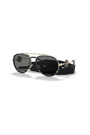 عینک آفتابی طوسی زنانه 61 Versace - کد 128554915
