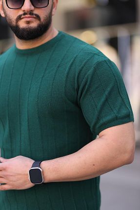 تیشرت سبز مردانه اسلیم فیت VİP LOKAL - کد 921647838