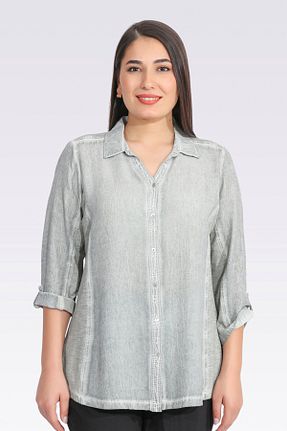 بلوز سبز زنانه بافت دار TOLGA SARAÇOĞLU - کد 926119422