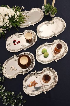 سینی طوسی استیل ضد زنگ AKSESUAR EVRENİ - کد 888591080