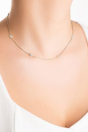 گردنبند نقره سفید زنانه 925 عیار So Chic - کد 926034249