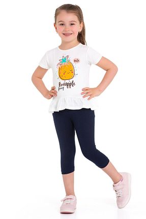 ست بالاتنه و پائین تنه نباتی بچه گانه بافت zepkids - کد 926172401