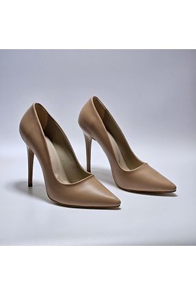 کفش استایلیتو بژ پاشنه نازک Registan Shoes - کد 917802610