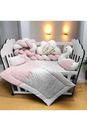ست روتختی کودک و نوزاد صورتی پنبه ای JULYA KİDS - کد 926033845