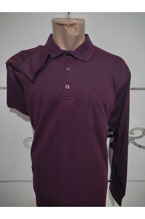 سوئیشرت زرشکی مردانه ساده Asyese - کد 813976325