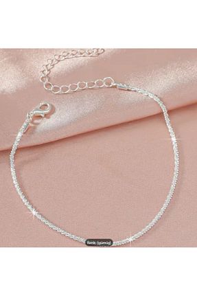 خلخال جواهر طوسی زنانه Dgt Luxury - کد 926064135