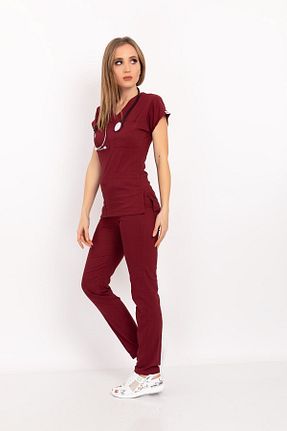 لباس کار زرشکی Nur Medikal Giyim - کد 670231285