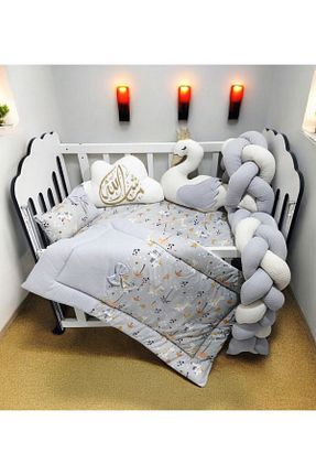 ست روتختی کودک و نوزاد طوسی پنبه ای JULYA KİDS - کد 926033975