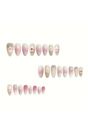 ناخن مصنوعی و اکسسوری صورتی PİRAYE AKSESUAR - کد 926088402