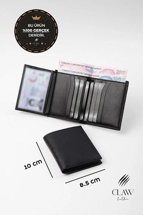 کیف پول مشکی مردانه ابعاد کوچک clawleather - کد 831911547