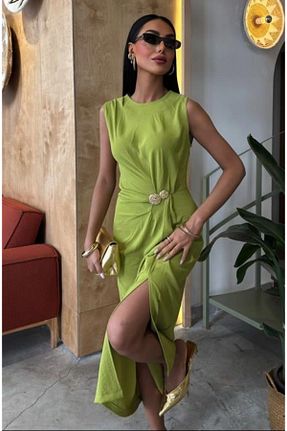 لباس سبز زنانه بافتنی Sobe - کد 926145334