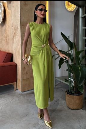 لباس سبز زنانه بافتنی Sobe - کد 926145334