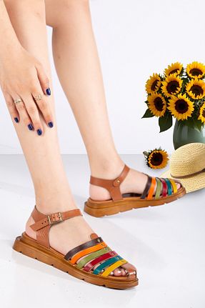 صندل رنگی زنانه پاشنه ضخیم AYOOLS - کد 895224118