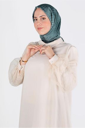 شال سبز زنانه پلی استر Alvina - کد 802009168