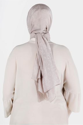 شال بژ زنانه پلی استر Alvina - کد 805972256