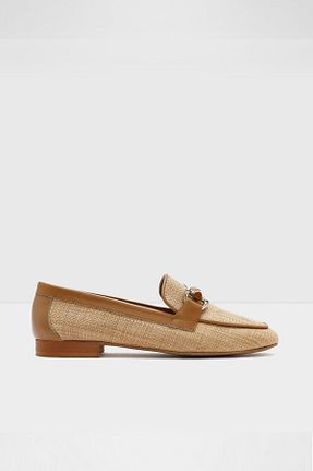 کفش لوفر بژ زنانه چرم خالص Aldo - کد 926163050