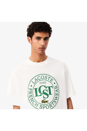 تیشرت سفید مردانه رگولار Lacoste - کد 854382751