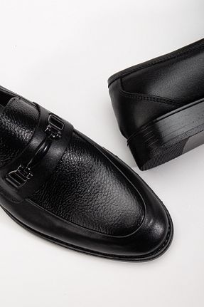 کفش کلاسیک مشکی مردانه چرم خالص Zegeshoes - کد 926177418