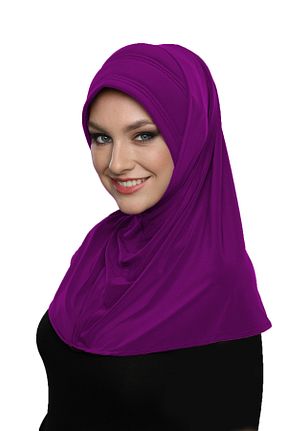 کلاه شنای حجاب رنگی زنانه fidan bone - کد 926215791