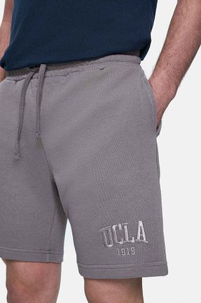شلوارک و برمودا طوسی مردانه رگولار Ucla - کد 926212443