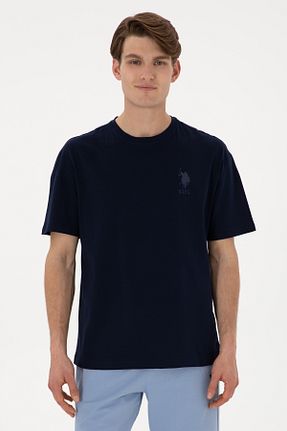 تیشرت سرمه ای مردانه یقه دوچرخه U.S. Polo Assn. - کد 926214098