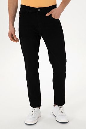 شلوار جین مشکی مردانه پاچه ساده U.S. Polo Assn. - کد 926214835