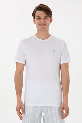 تیشرت سفید مردانه رگولار U.S. Polo Assn. - کد 926216374