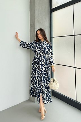 لباس سرمه ای زنانه بافتنی Mezka - کد 905838738