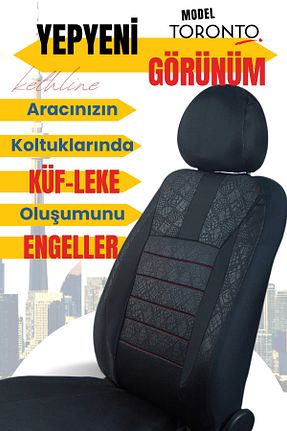 روکش صندلی خودرو قرمز KETHLİNE - کد 926229259