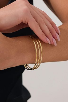 دستبند جواهر طلائی زنانه زیرکن EG Jewels Atelier - کد 926232657