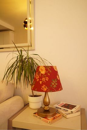 آباژور قرمز فلزی retro home design - کد 926237276