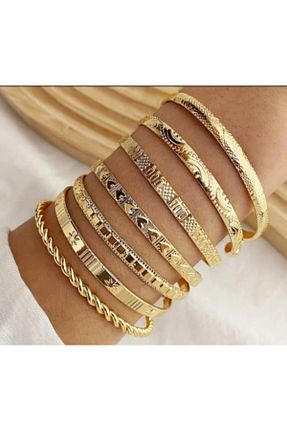 دستبند جواهر زرد زنانه Marchen Collection - کد 926259775