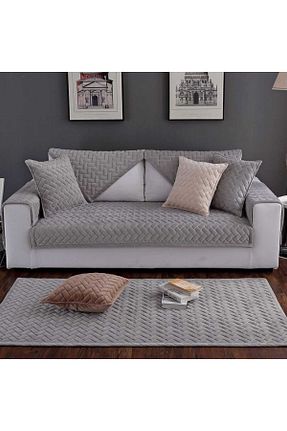 کاور مبل طوسی مخمل vivamia - کد 905050636
