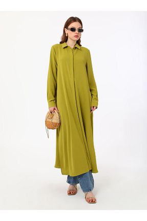 تونیک حجاب سبز زنانه رگولار Refka - کد 926315444