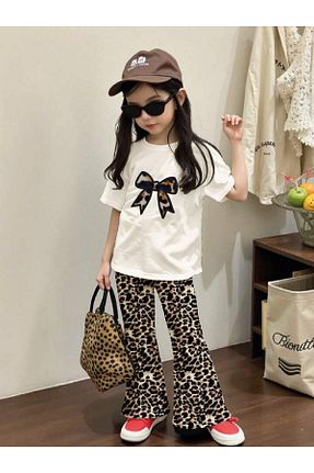 ست بالاتنه و پائین تنه رنگی بچه گانه بافت MORNİNG KİDS - کد 925227899