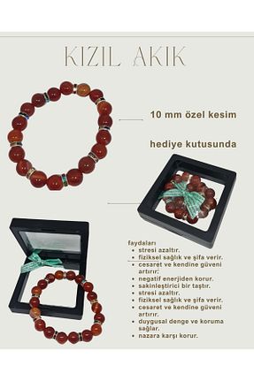 دستبند جواهر رنگی زنانه سنگ طبیعی Anatolia - کد 926268399