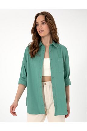 پیراهن طوسی زنانه اورسایز Pierre Cardin - کد 926300234