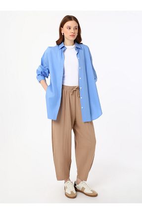 شلوار قهوه ای زنانه پاچه ساده Benin - کد 926324340