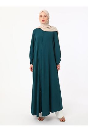 مانتو بلند حجاب سبز زنانه Refka - کد 926315978