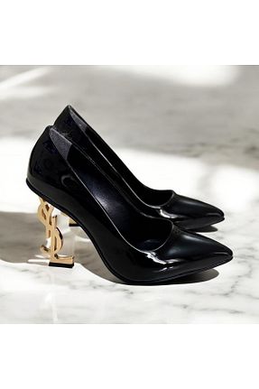 کفش استایلیتو مشکی پاشنه ضخیم runa shoes - کد 924394195