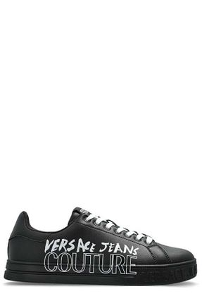 کفش اسنیکر مشکی زنانه بند دار Versace - کد 926339998