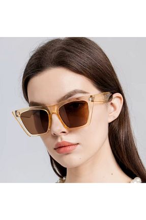 عینک آفتابی بژ زنانه UV400 gulflower nude - کد 926333433