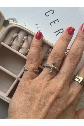 انگشتر جواهر زرد زنانه زیرکن Rossetto Atelier - کد 926339684