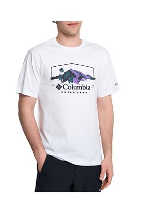 تیشرت سفید مردانه رگولار Columbia - کد 926345143