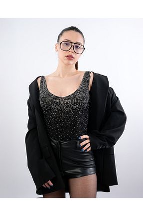 بادی مشکی زنانه یقه U MODA - کد 926353685