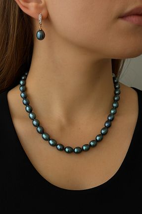 گردنبند نقره طوسی زنانه 925 عیار DURAN TAKI TASARIM - کد 270294776