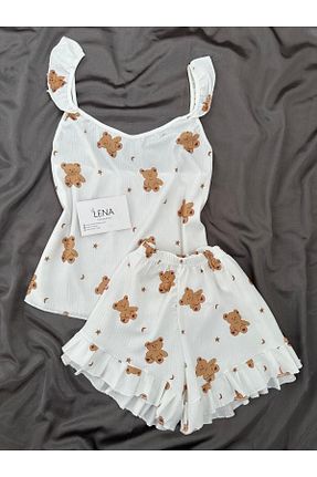 ست لباس راحتی نباتی زنانه گلدار Lena Homewears - کد 926362973