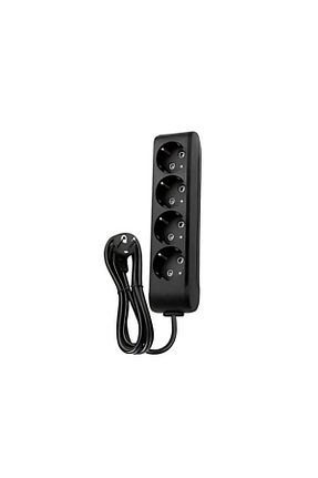 کابل افزودنی پریز گروهی مشکی 4 VİKO - کد 858272832