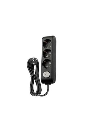 کابل افزودنی پریز گروهی مشکی 3 VİKO - کد 850809289