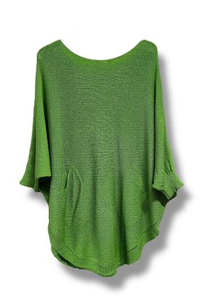 بلوز سبز زنانه بافت دار Butik - کد 888381817